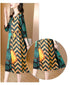 Glistening & Bright Silk O-Neck Floral High End Fashion Bohemian Cocktail Party Holiday Vestidos